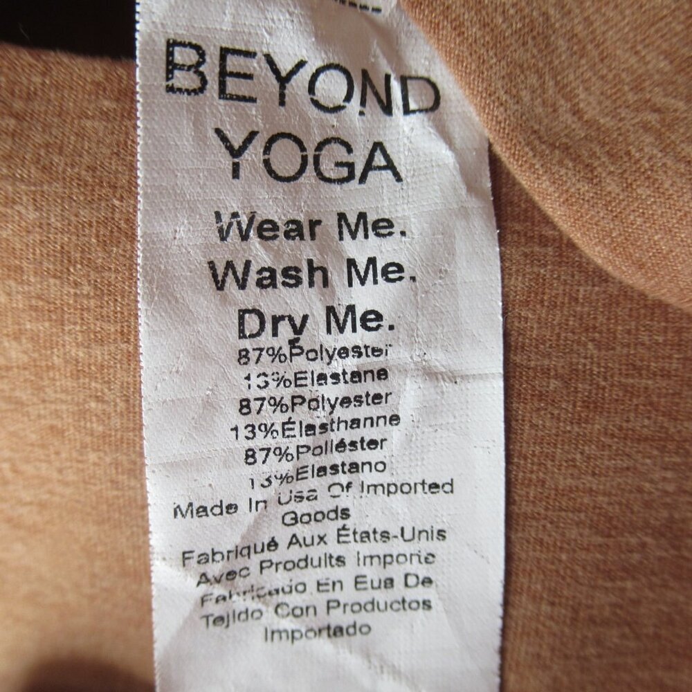 Beyond Yoga Jogger Pants S Small Mustard Mid Rise Workout Yoga Lounge Soft‎ - Picture 7 of 8